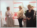 Punk Gudrun keramikus és az Örökségünk Hímző Műhely közös kiállításán