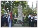 Megemlékezés Széchenyi István szobránál