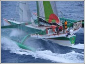 A világhíres földkerülő Franck Cammas Balatonfüreden az F18 VB helyszínén